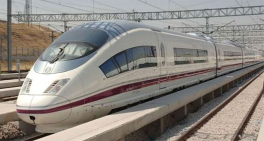 High speed train project on